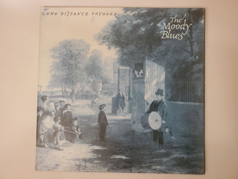 The Moody Blues Long Distance Voyager vinyl record